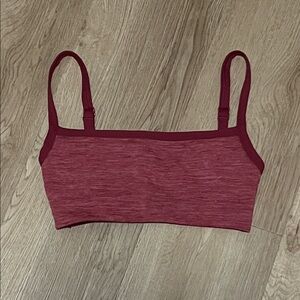 Women's Burgundy Sports Bra